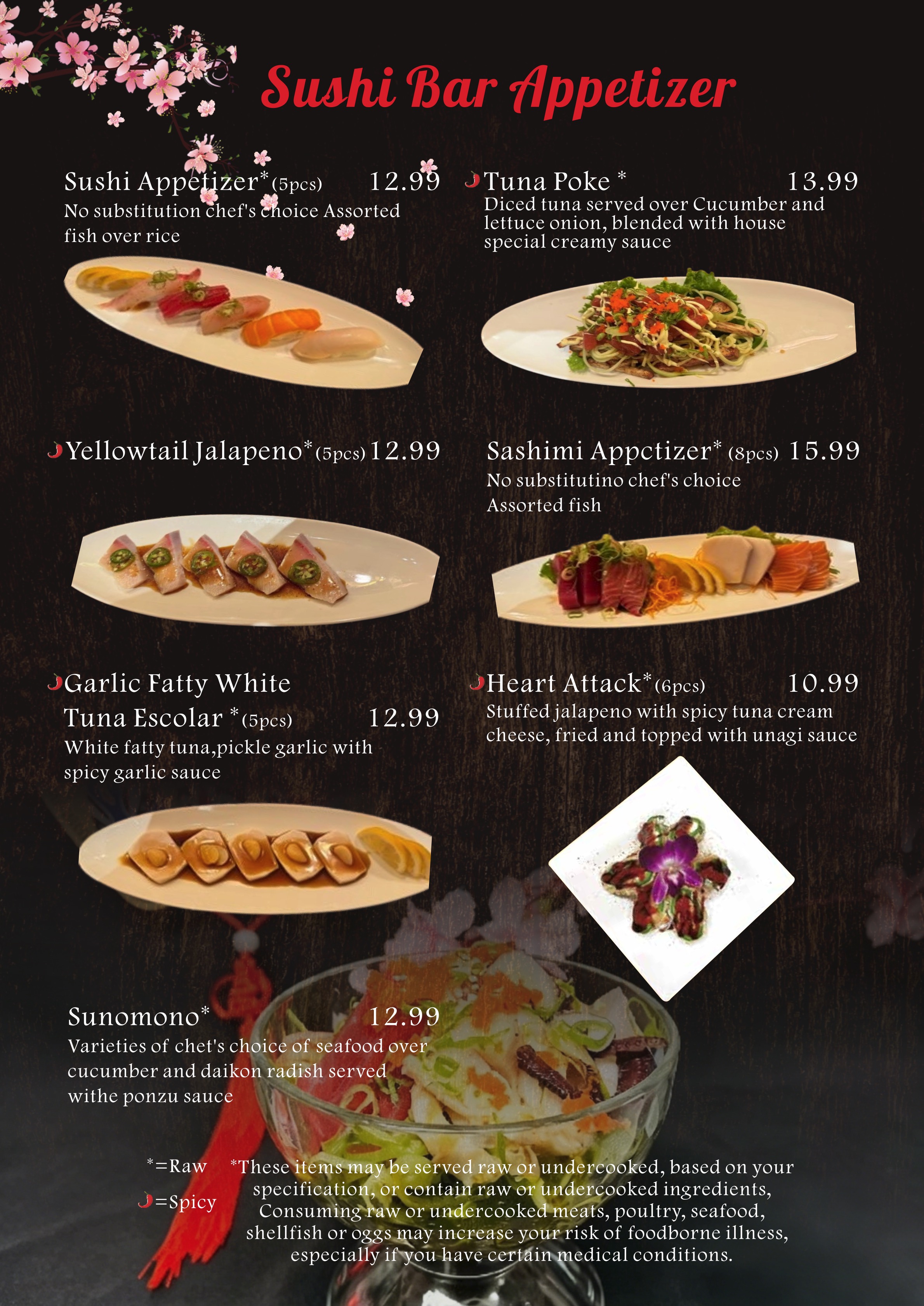 Tokyo Grill Sushi menu page 3