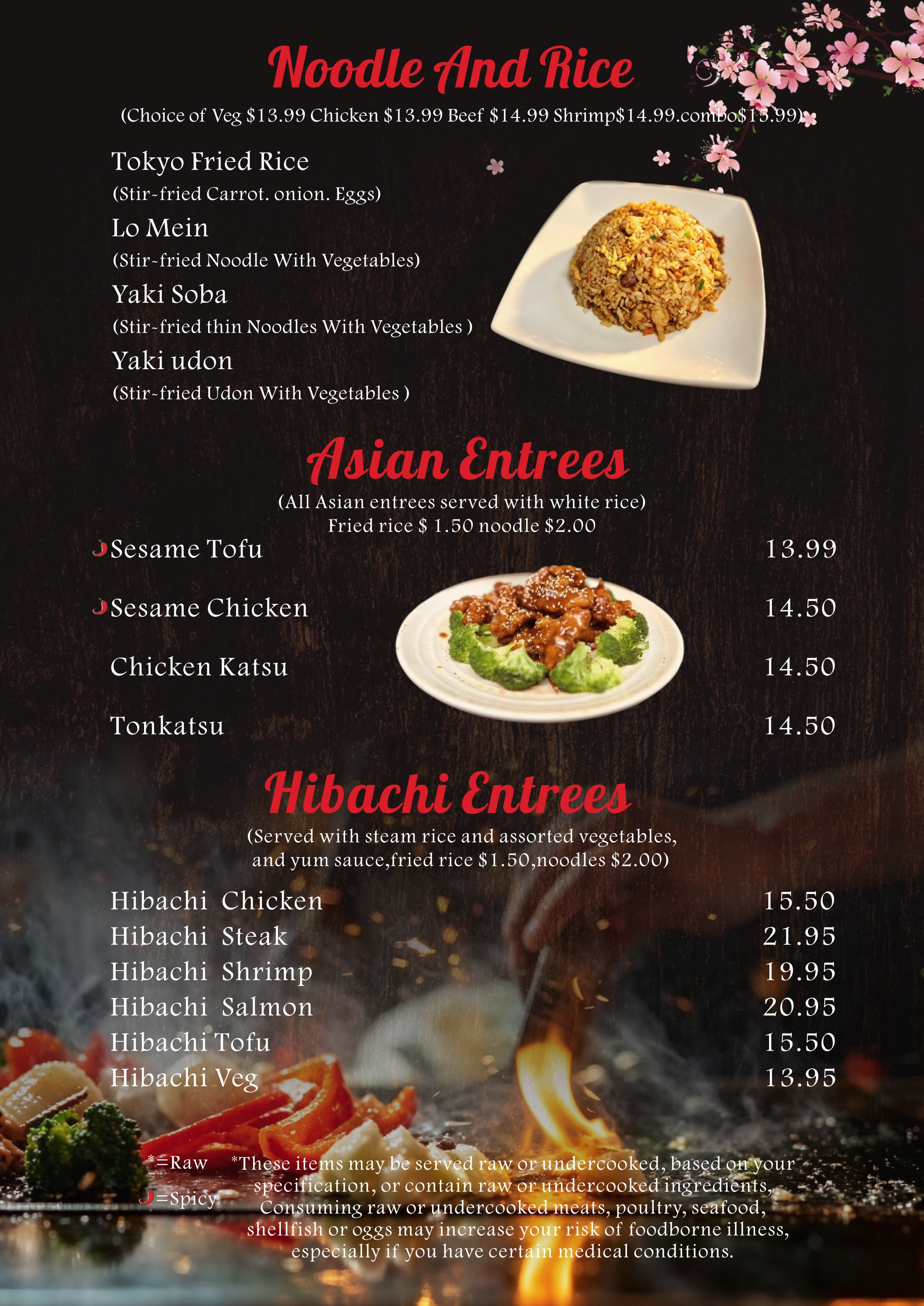 Tokyo Grill Sushi menu page 5