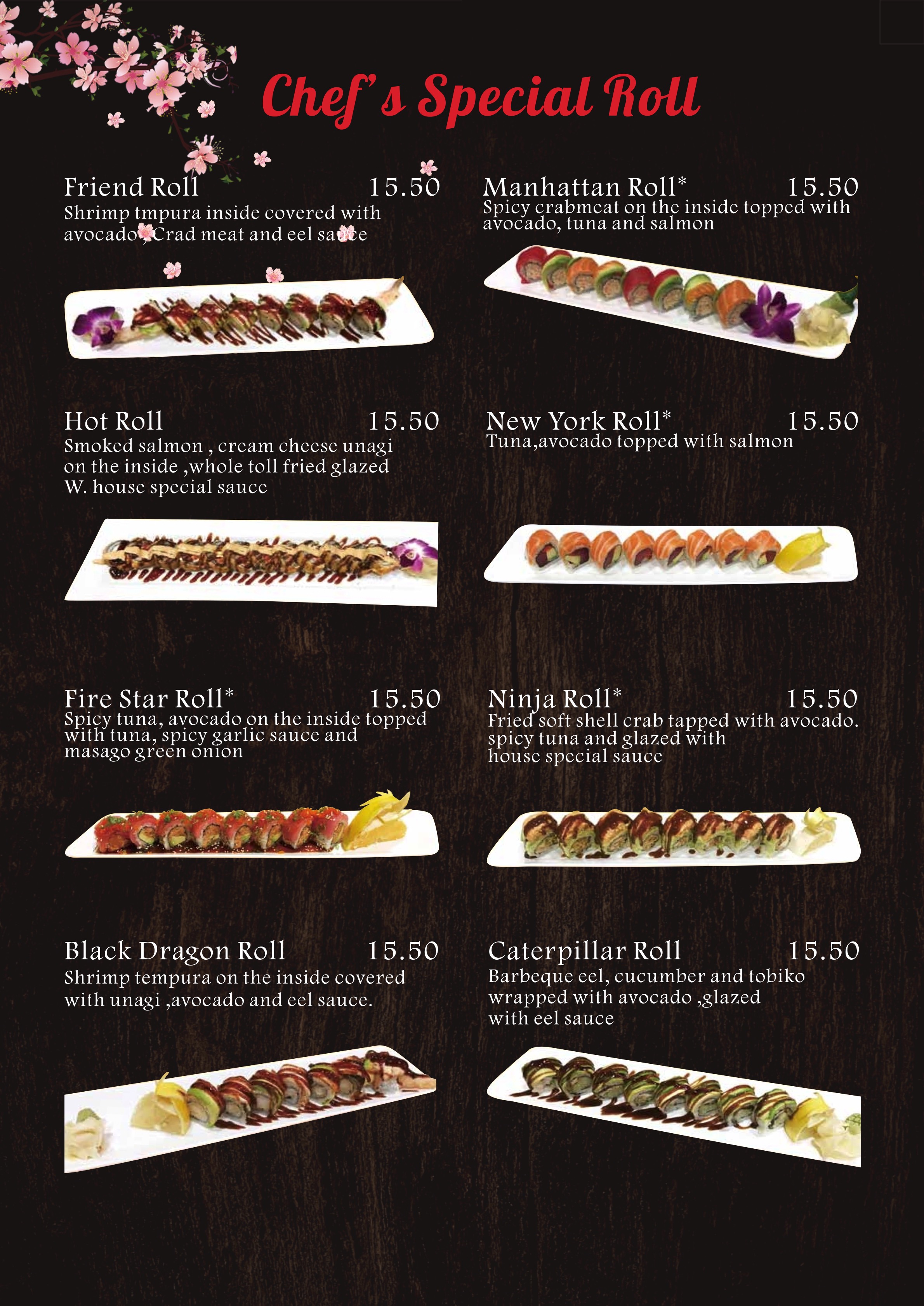 Tokyo Grill Sushi menu page 9