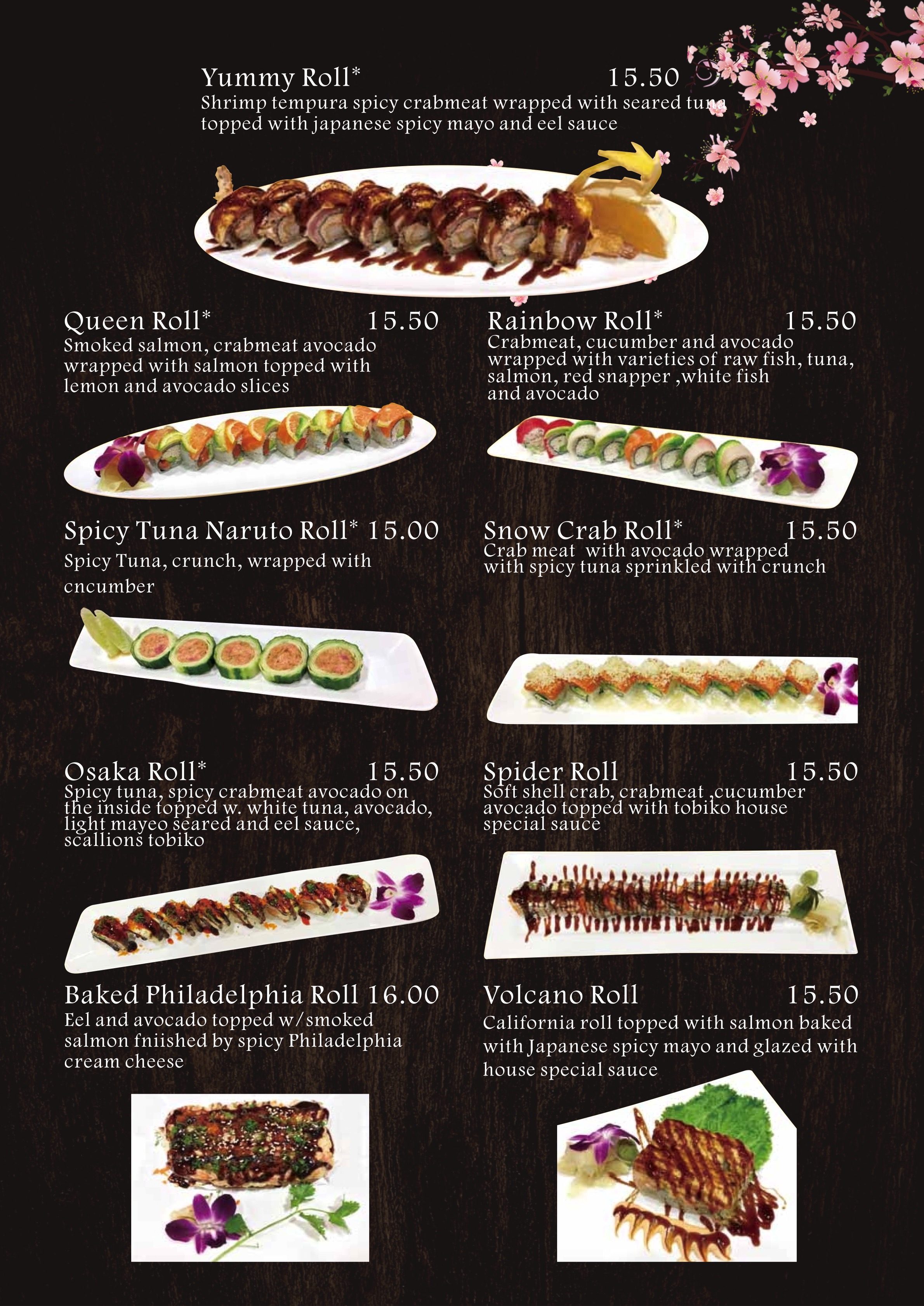 Tokyo Grill Sushi menu page 10
