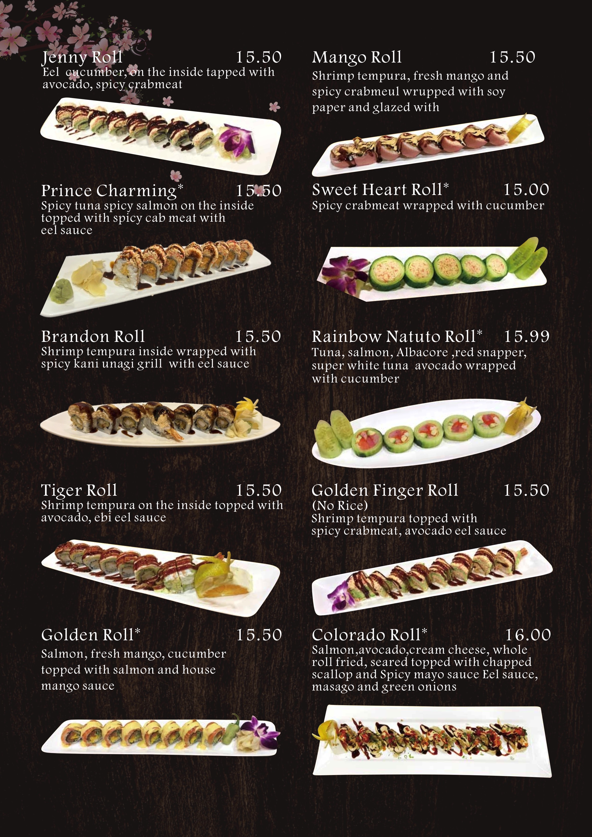 Tokyo Grill Sushi menu page 11