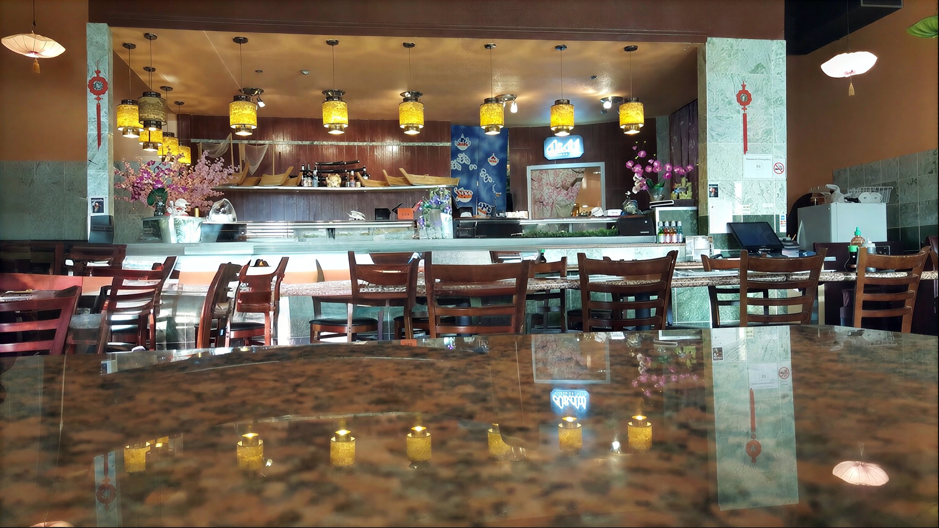 Interior of Saigon Tokyo Restaurant